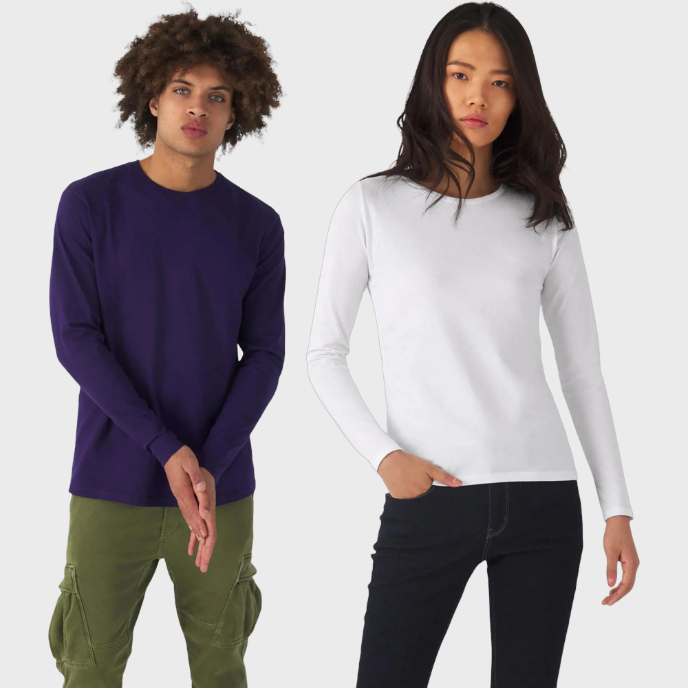 B&C 190 Long Sleeve Tee