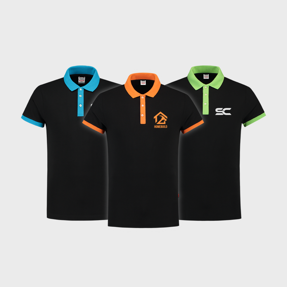 Polo bicolour fitted