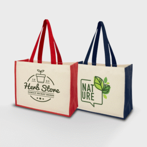 Varai 320 g/m² Canvas and Jute Shopping Tote Bag