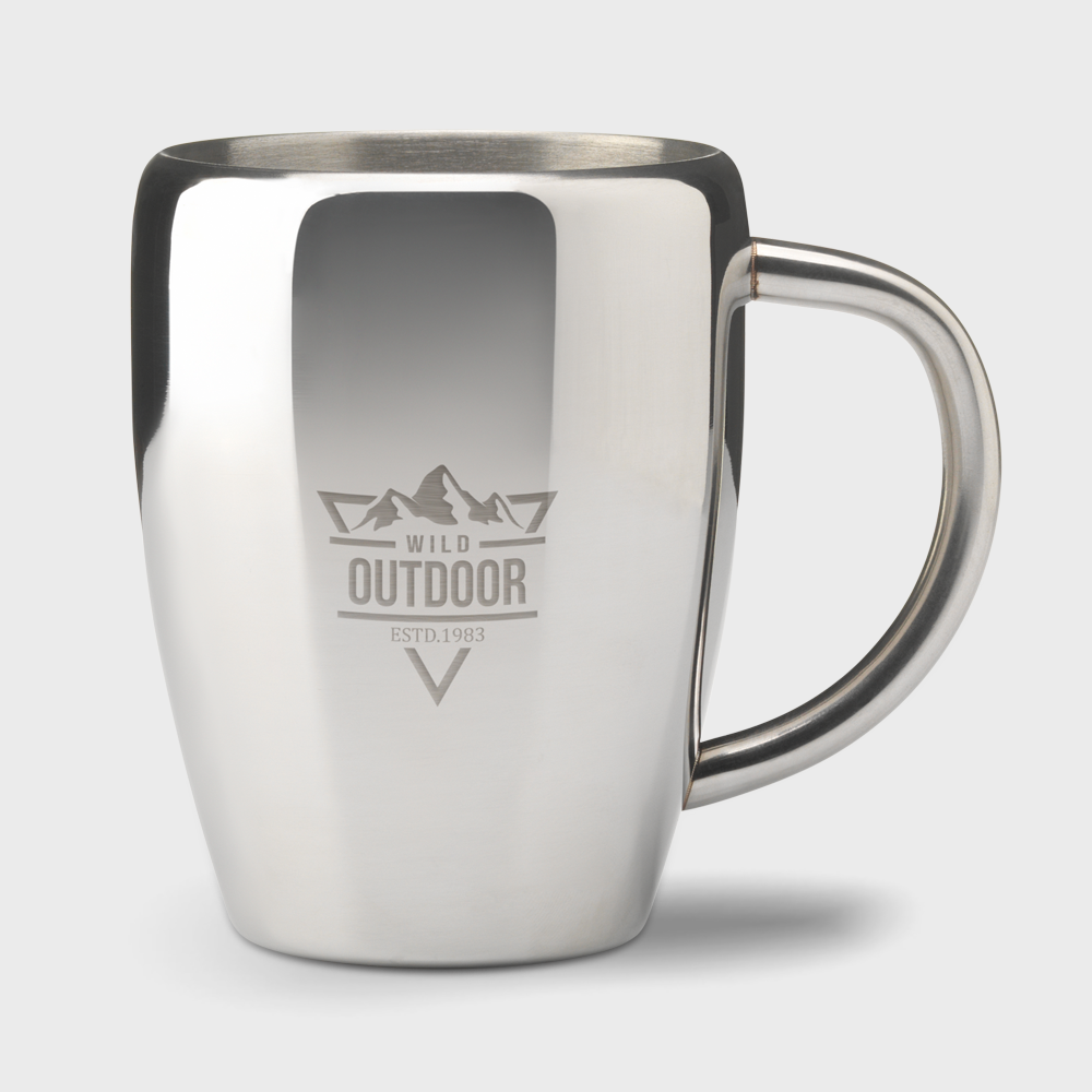 Double-walled RCS Mug Stainless Steel
