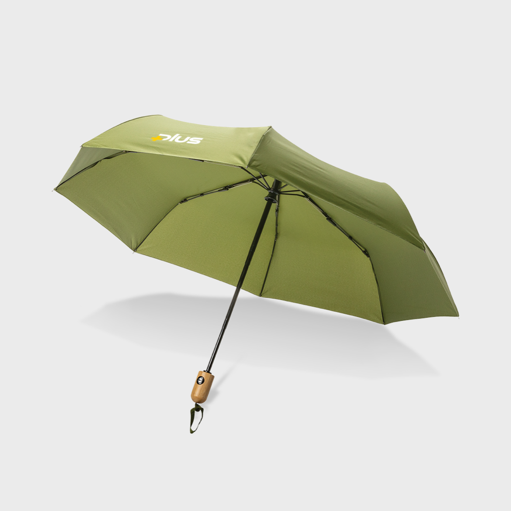 Impact Bamboo Auto Umbrella