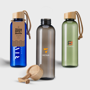 GRS RPET Water Bottle with Carrying Cord
