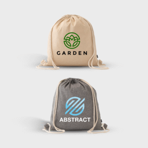 GRS Recycled Cotton Drawstring Bag 180 g/m²