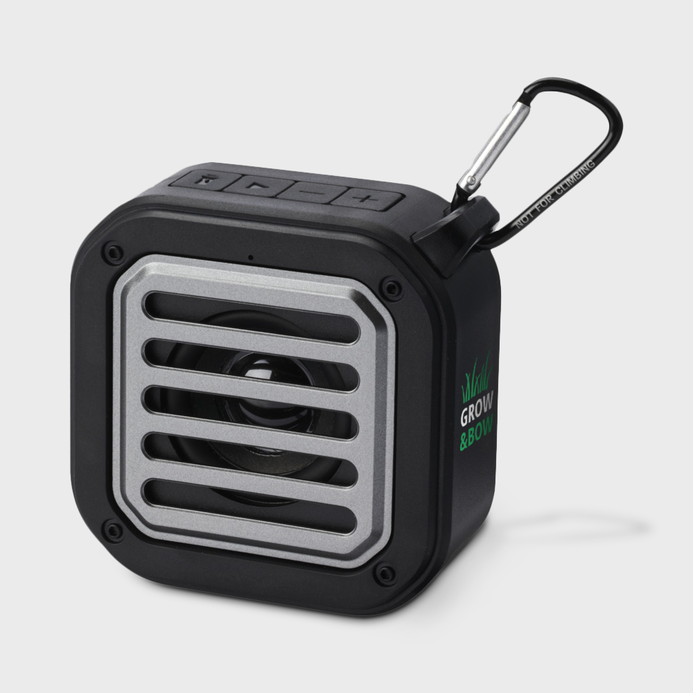 Solo 3W IPX5 Solar Bluetooth Speaker with Carabiner