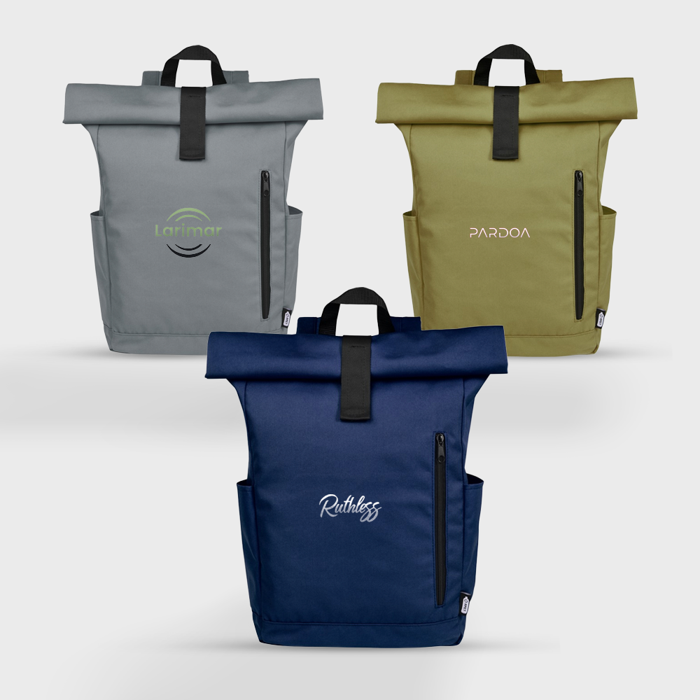 Byron GRS RPET Roll-top Backpack