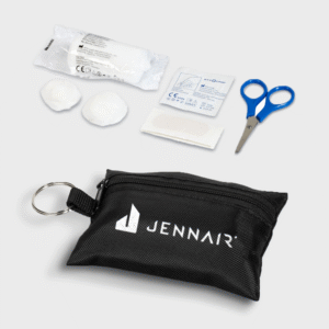 First Aid Keyring Pouch 16 Pieces