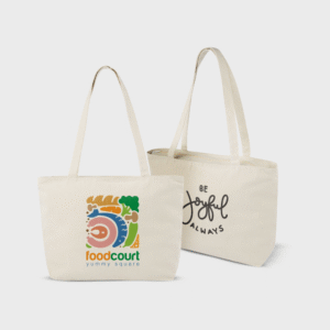 Zippered Cotton Tote Bag 320 g/m²