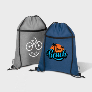 RPET Drawstring Bag with Zip