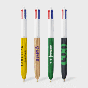 BIC® 4 Colours Wood Style