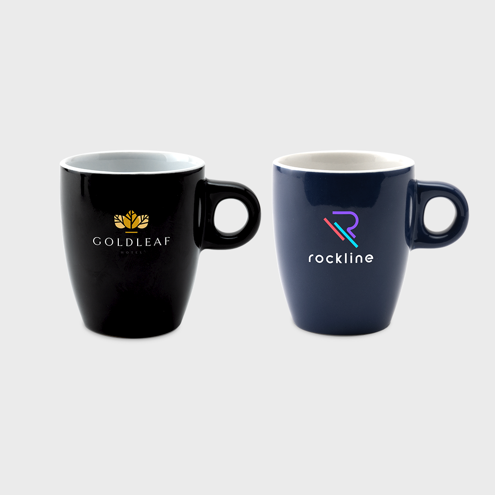 Round Handle Ceramic Coffee Mug