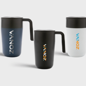 GRS Recycled PP and SS Mug with Handle