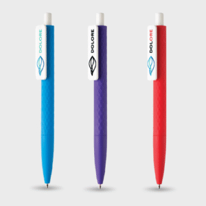 Diamond Pattern Pen with White Clip